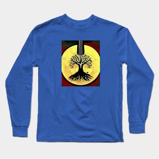 Guitar beautiful tree Long Sleeve T-Shirt